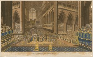 Coronation of King William IV and Queen Adelaide on 8 September 1831 by English School