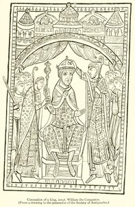 Coronation of a King, Temp William the Conqueror by English School