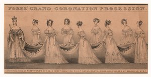 Coronation Procession of Queen Victoria, London by English School