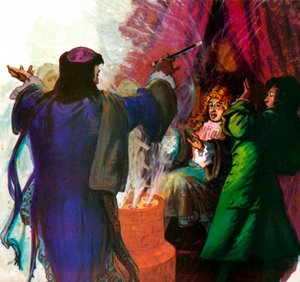 Count Caetano Added a Mysterious Powder to the Boiling Mercury by English School