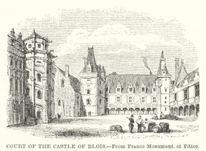 Court of the Castle of Blois by English School
