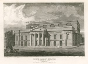 Covent Garden Theatre, Westminster, London by English School