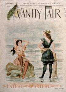 Cover for Vanity Fair, September 1896 by English School