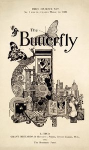 Cover of The Butterfly Magazine, published March 1 1899 by English School
