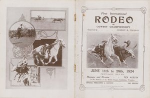 Cover of the Programme for the First International Rodeo by English School