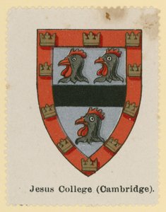 Crest of Jesus College, Cambridge by English School