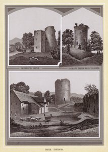 Crickhowel Castle; Bronllys Castle near Talgarth; Castle Tretower by English School