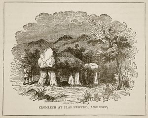Cromlech at Plas Newydd, Anglesey by English School