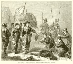 Cromwell Suppressing the Mutiny in the Army