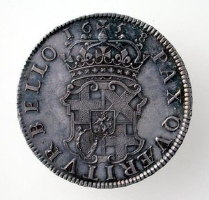 Crown of Oliver Cromwell, London Mint, 1658 (reverse) by English School