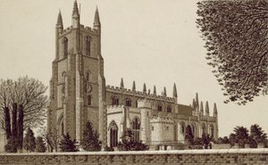 Croydon: Croydon Parish Church by English School