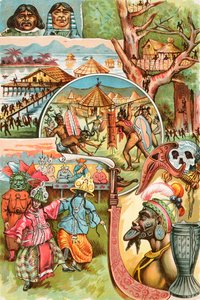 Curious and Savage Races of the World by English School