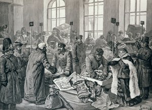 Custom House Officers Examining Passengers