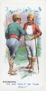 Customary Greeting in Roumania