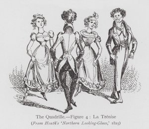 Dancing: The Quadrille, Figure 4, La Trenise by English School