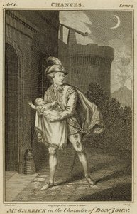 David Garrick, actor, in the character of Don John by English School