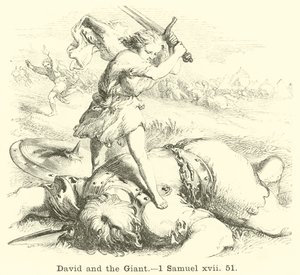 David and the Giant by English School