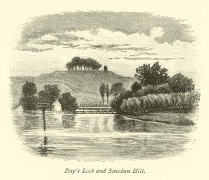 Days Lock and Sinodun Hill by English School