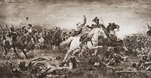 Death of Gustavus Adolphus, illustration from 