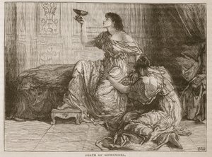Death of Sophonisba by English School
