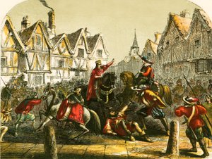 Death of Wat Tyler by English School