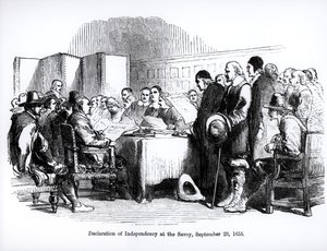 Declaration of Independency at the Savoy, 29th September 1658 by English School