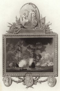 Defeat of the Dutch Fleet, 3 June 1665 by English School