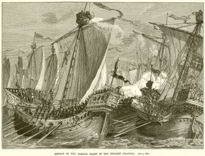 Defeat of the French Fleet in the English Channel by English School