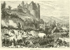 Defence of Chateaudun, October 1870 by English School