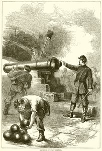 Defence of Fort Sumter by English School