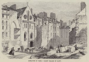 Demolition of Paris, Ancient College of Cluny by English School