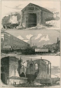 Demolitions for the Great Eastern Railway Extensions to Broad Street by English School