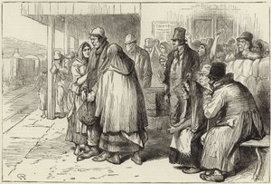 Departure of Irish Emigrants by English School