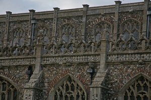 Detail on the south side of the church