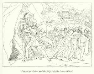 Descent of Aeneas and the Sibyl into the Lower World