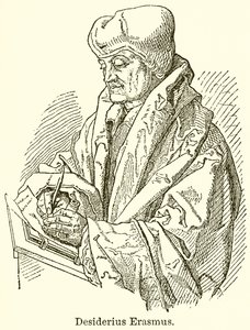 Desiderius Erasmus by English School