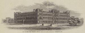 Design for the Foreign Office, Banks and Barry, Architects, Premium, £500 by English School
