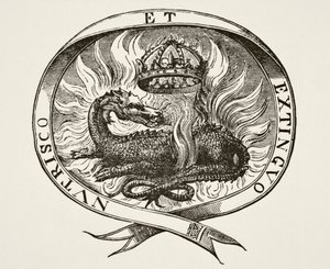 Device of Francois I, 1878 by English School
