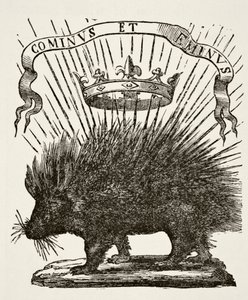 Device of Louis XII, 1878 by English School