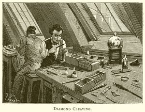 Diamond Cleaving by English School