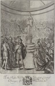 Dido and Aeneas in Carthage by English School