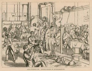 Dining Rooms in Bucklersbury, London by English School