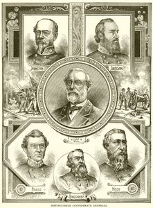 Distinguished Confederate Generals by English School