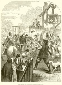 Disturbances in Connection with the Popish Plot by English School
