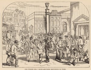 Dock Labourers Returning to Work by English School