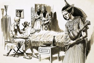 Doctors of Ancient Egypt by English School