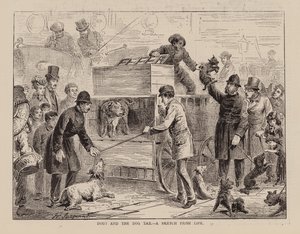 Dogs and the Dog Tax, A Sketch from Life by English School