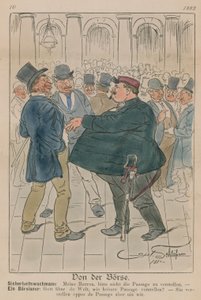 Don de Borse; Cartoon by English School