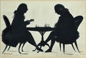 Dr. E. Darwin Playing Chess with His Son, c.1780