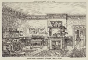 Drawing Room, Summerfield, Roehampton by English School